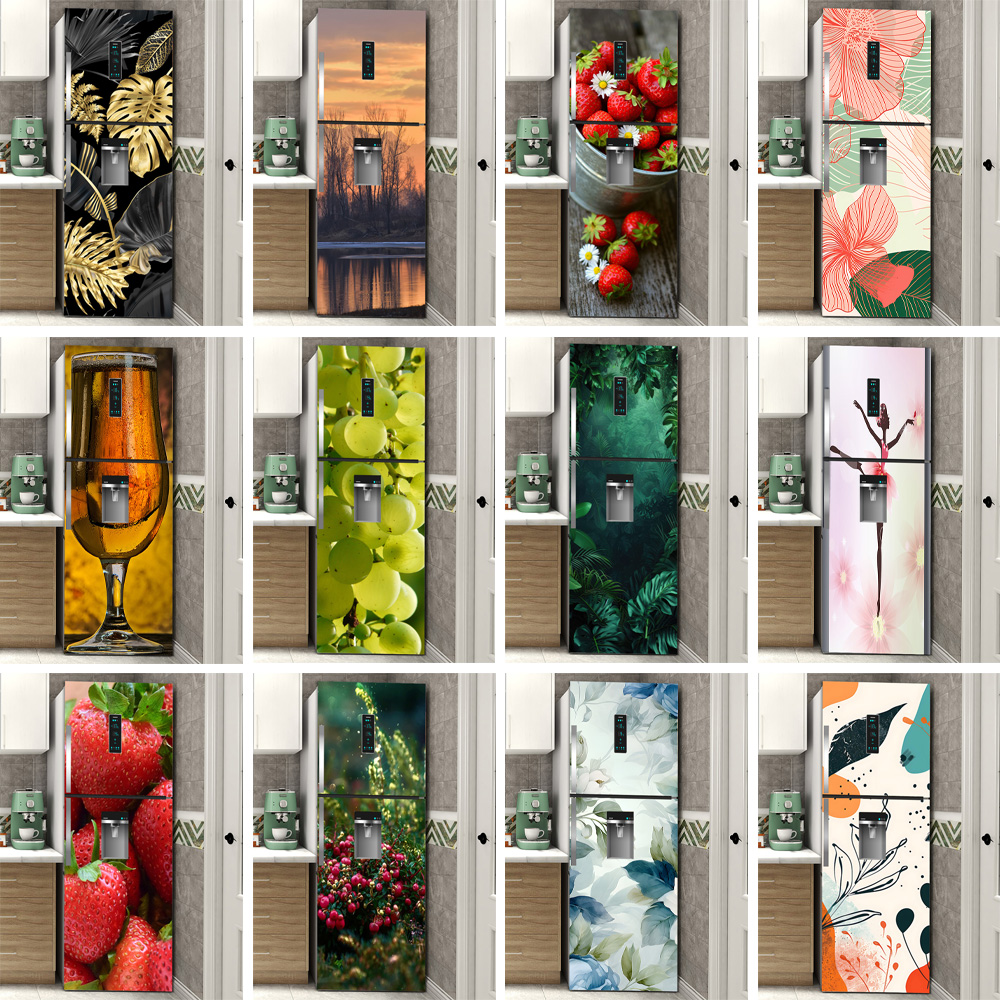 Full Cover Adhesive - Vinilo Decorativo Autoadhesivo para Refrigerador con