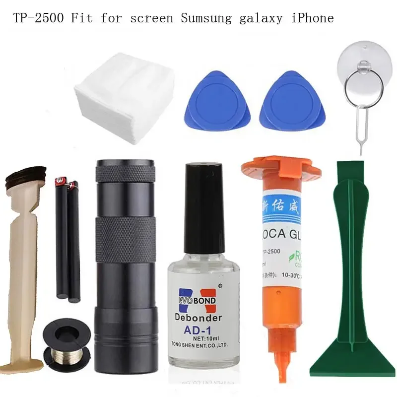 Liquid Uv Glue Kit - Pegamento uv adhesivo transparente óptico líquido