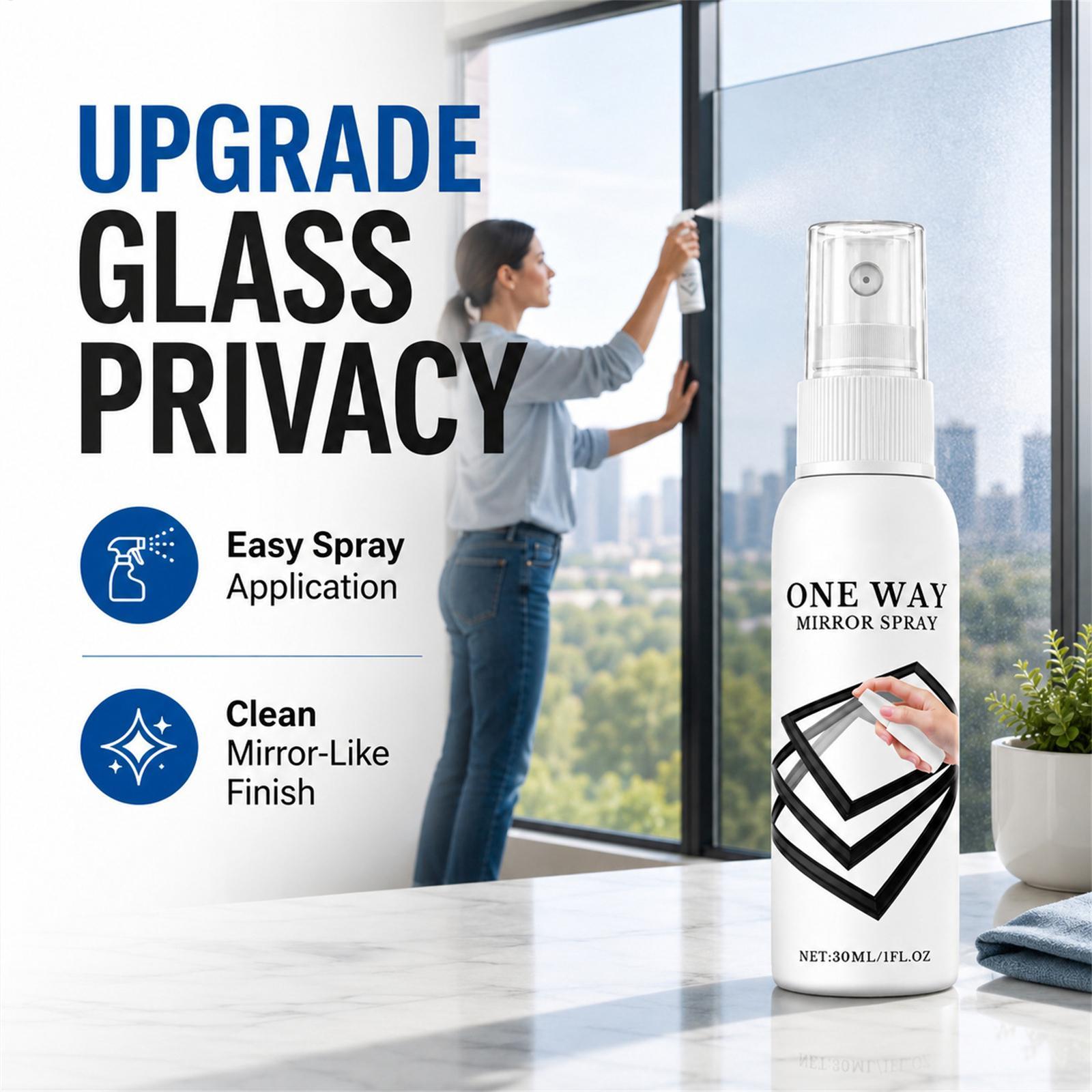 Privacy Screen Protector - Spray Reflectante para Ventanas de 30