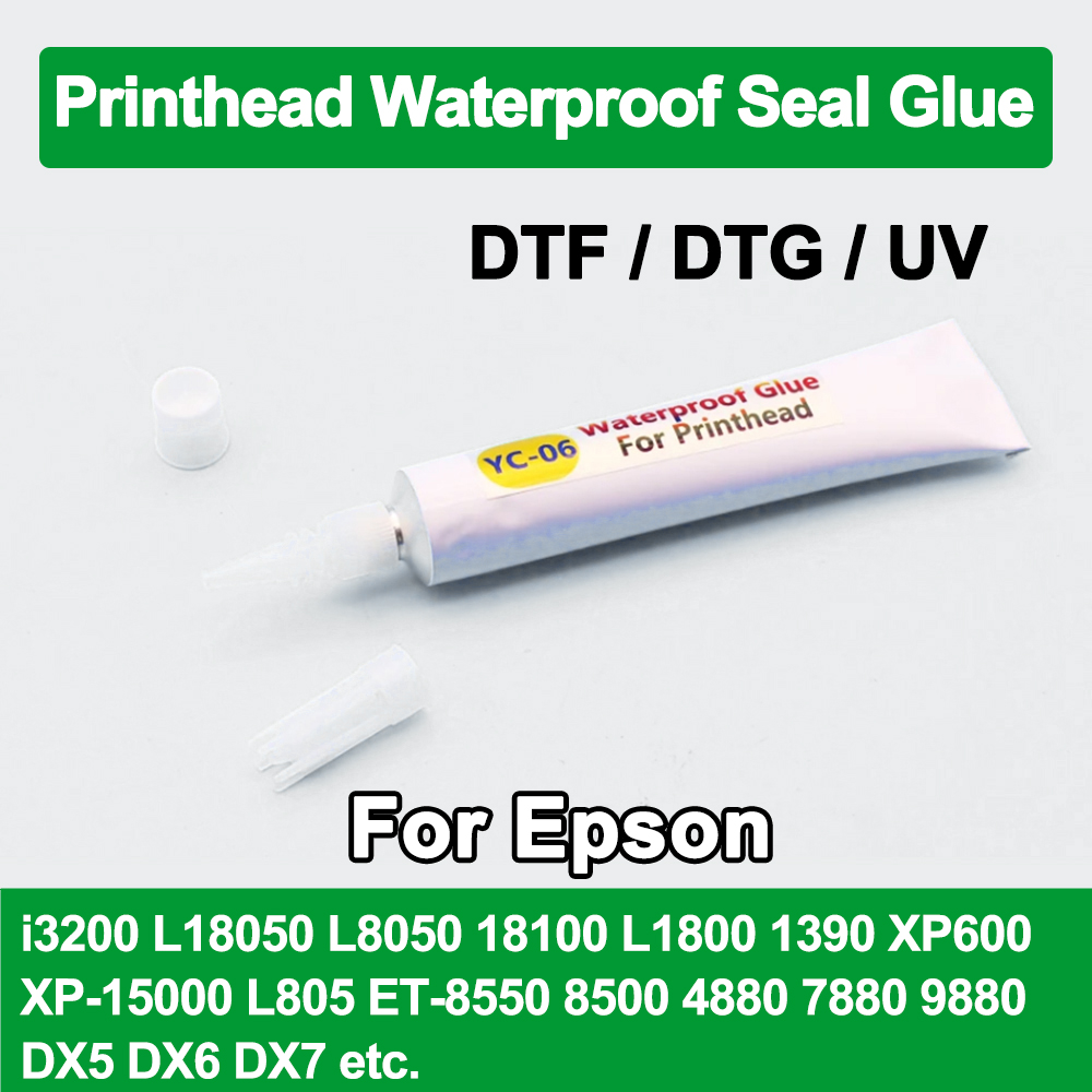 Liquid Uv Glue Kit - Cabezal de impresión sellado XP600 i3200