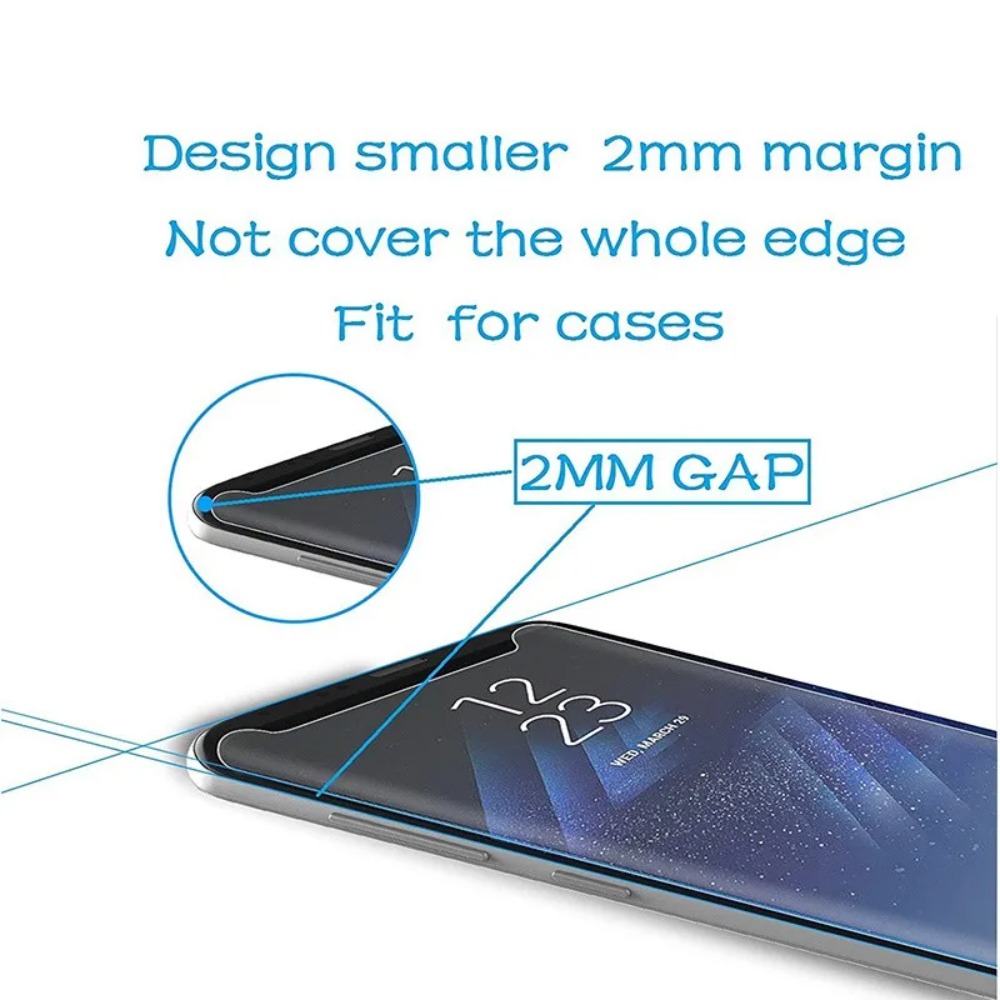 Protector de pantalla de vidri - Curved Edge Screen reseña y precio