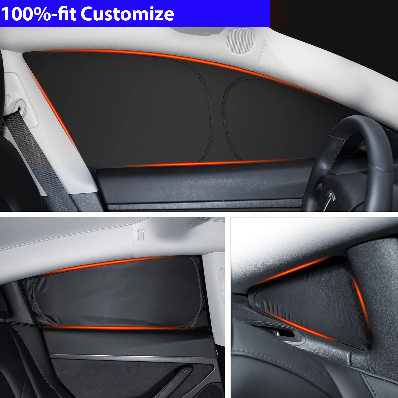 Parasol de coche para Tesla Mo - Privacy Screen Protector reseña y precio