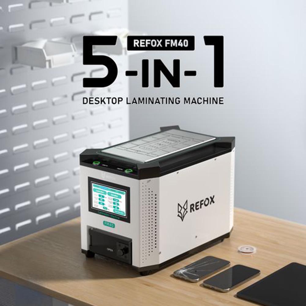 Máquina laminadora REFOX FM-40 - Screen Alignment Tool reseña y precio