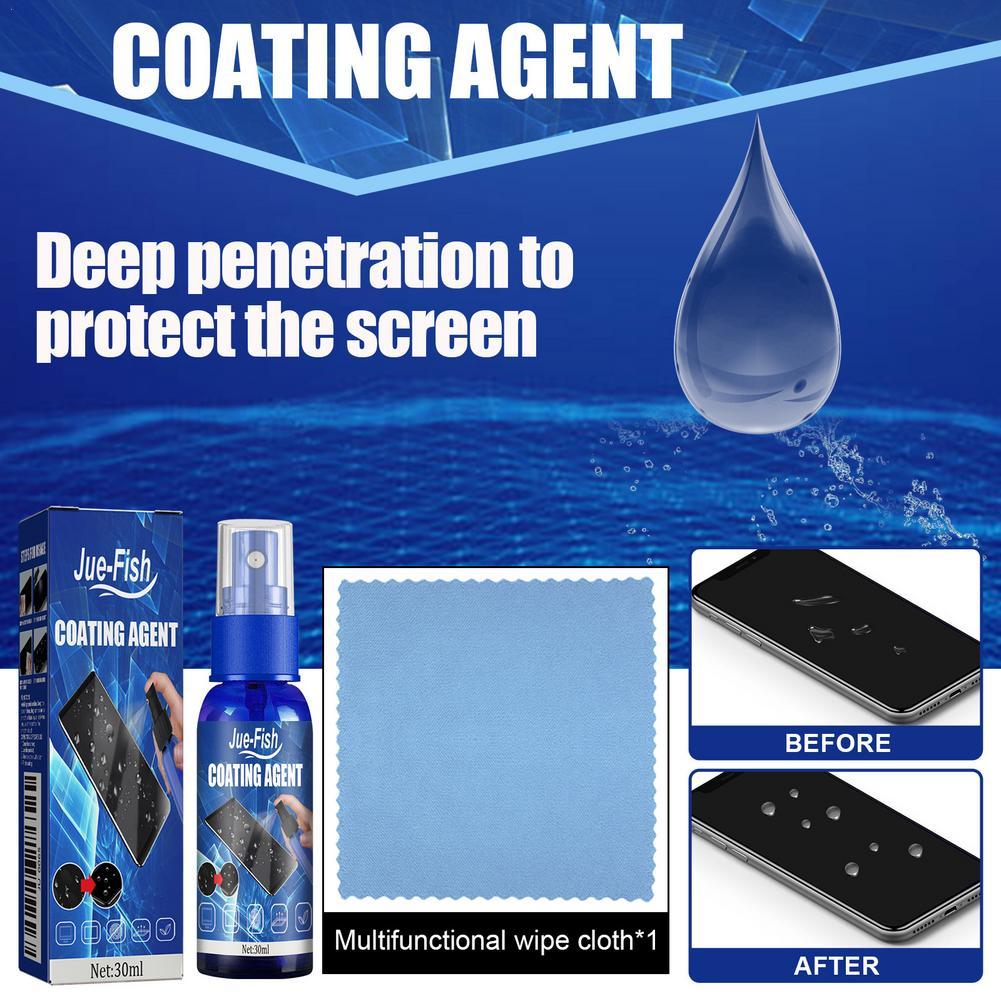 Protector de pantalla líquido, - Oleophobic Coating Spray reseña y precio