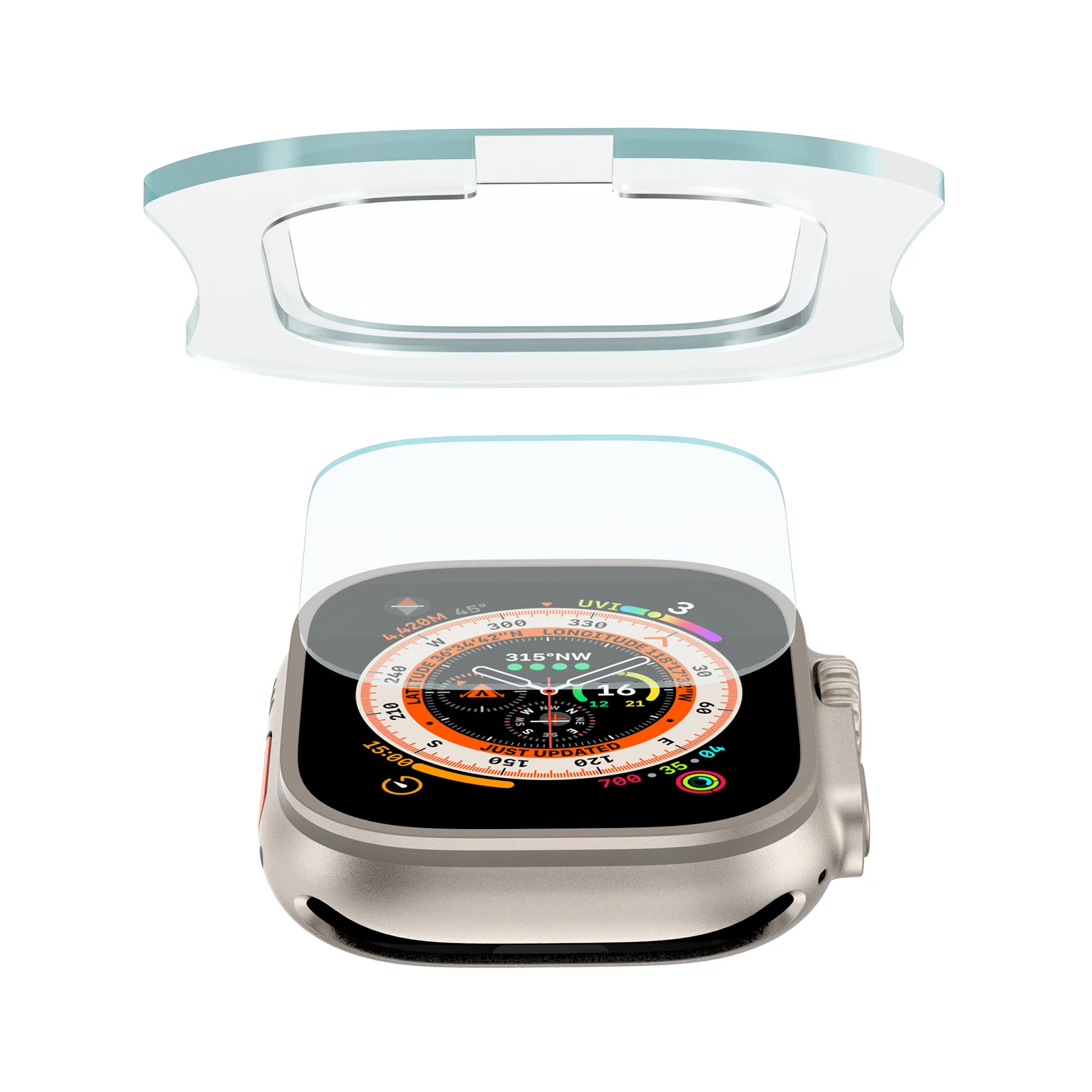 Vidrio templado para Apple Wat - Screen Alignment Tool reseña y precio